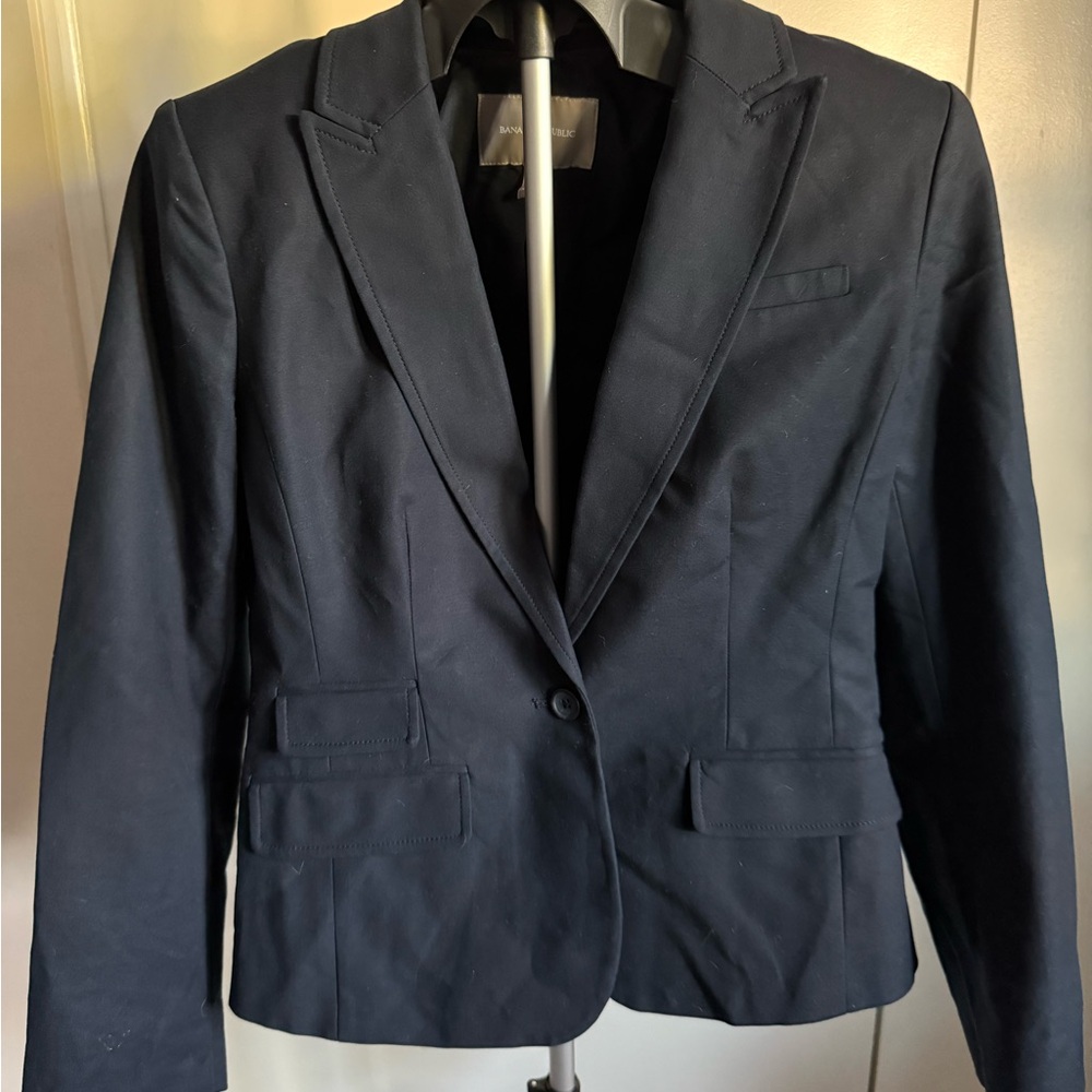 Banana Republic Dark Blue Suit 3-Piece